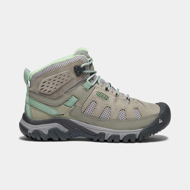 Keen Targhee Vent Mid - Kadın Trekking Bot - Açık Yeşil/Turkuaz - Türkiye (361205UKF)